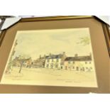 Three modern prints of Wokingham. Framed and glazed. (3)