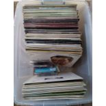 A large collection of vinyl LPs and several CDs: Matt Monro, Frank Sinatra, Timmy Tarbuck, etc.