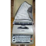 A portable Typewriter. by Olivetti. early 20th century.