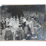 Queen's Coronation photograph. Black and white. 41cm x 52cm.