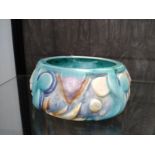 A Clarice Cliff Inspiration-Sgraffito bowl 23cm diameter.