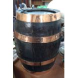 A Copper bound Barrel. 20th century.