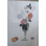 Michael FFolkes 1925-1968. A goblet of flowers, watercolour, signed and dated, 1959. 45cm x 31cm.