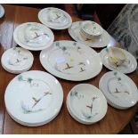 A Royal Doulton The Coppice pattern dinner service (33)