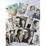 A collection of Autographed Photographs of Actors. (a lot)