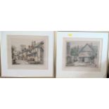 Two original Etchings.