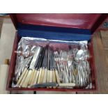 Vintage Electro Plated Cutlery in a box. (a lot)