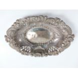 Nathan and Hayes A Victorian sterling silver bon Bon dish. Chester 1896. 14.5 cm wide. 35 grams.