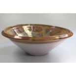 An Aldermaston Pottery Alan Caiger-Smith lustre bowl 26.5cm