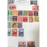A Collection of stamp albums, together with many loose stamps. (a lot)