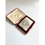 An Edwardian Sterling Silver calling card case. Mappin and Webb. London 1904.
