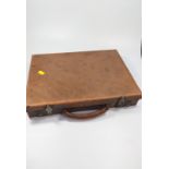 A vintage briefcase