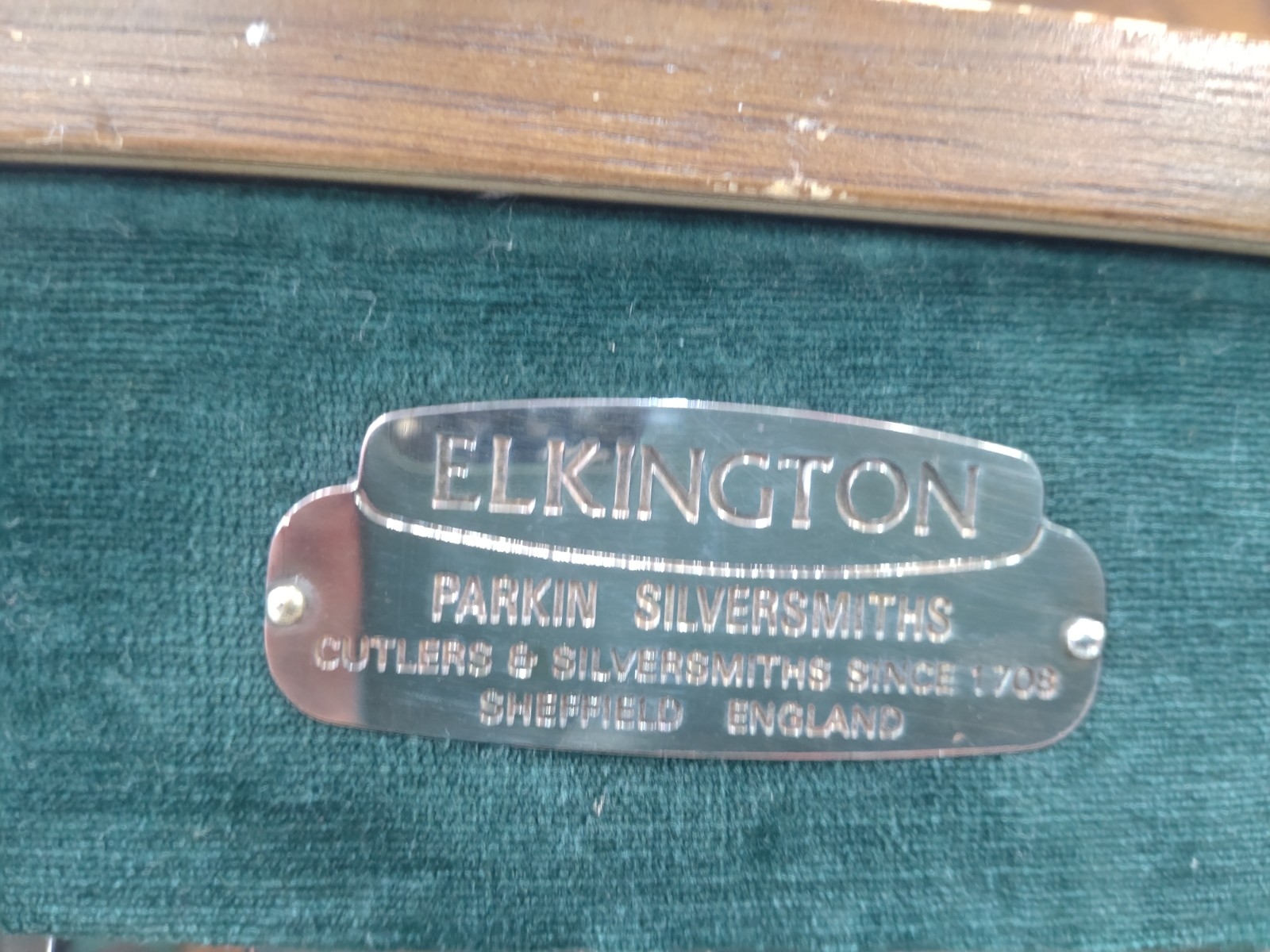 An incomplete Elkington silver-plate canteen of cutlery. - Image 2 of 2