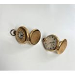Two plated pocket watches
