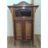 A 'James Shoolbred' Rosewood music cabinet. circa 1900. 116 x 69 x 37cm.