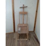 An artist's easel. vintage.