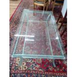 A Pierre Vandel- Paris coffee table (purchased from Liberty's). 44 x 130 x 75cm