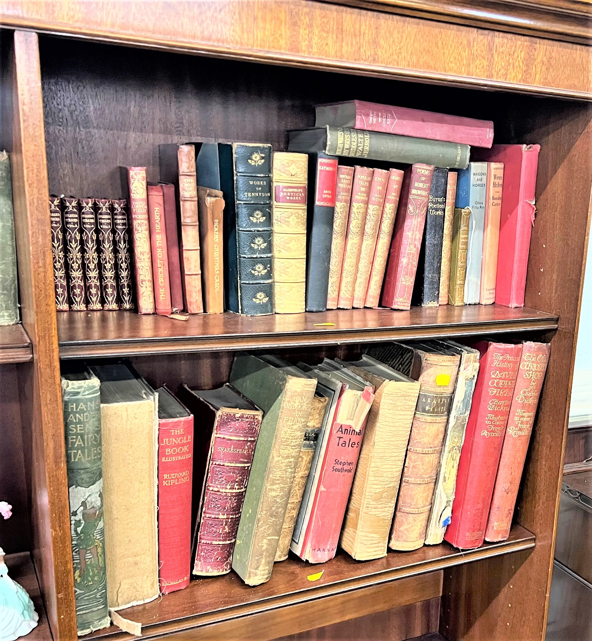 A Quantity of Books. Various authors and titles. Mostly late 19th century.