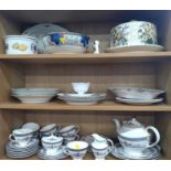 A Royal Doulton Broadlands tea service, a Royal Worcester Millenium bowl and other table wares. (45)