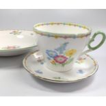 Shelley pattern design No 12631 Wild Flowers design dinner, tea, and coffee wares. (40)