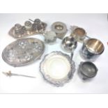 A Miscellaneous lot including Silver Plated Items and ceramics.