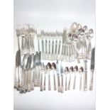 A Quantity of Modern Electroplated Cutlery. Early 20th century.