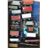 No 61B. Fourteen Hornby-Dublo wagons including Bogie Bolster and Liverpool Cables Truck in boxes and
