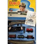 No 64. Hornby-Dublo 3-rail Tanks Goods Set in box, box lid repaired on all four sides, leaflet