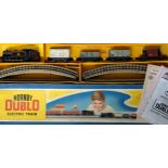 No 55. Hornby-Dublo 3-rail EDG 17 BR Tank Goods set in box, with photocopied leaflets, missing