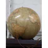 A Vintage globe lamp. Some losses.