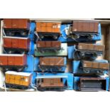 No 93A. Twelve Hornby-Dublo wagons including LMS Brake Van and D1 Horse Box with boxes (12)