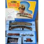 No 18. Hornby-Dublo 3-Rail EDG 18 BR Goods Set in box with Instructions sheet.