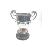 A 1904 two-handled trophy cup. 816gms