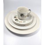 A Royal Doulton Westwood dinner service, a 2002 Jubilee cup and saucer and an Aynsley cup and