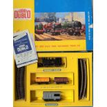 No 33. Hornby-Dublo 2-rail BR Tank Goods Train (with incorrect passenger set box lid) with