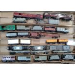 No 88.Hornby-Dublo rolling stock including Royal Mail Coach, LMS 1st/ 3rd and wagons including