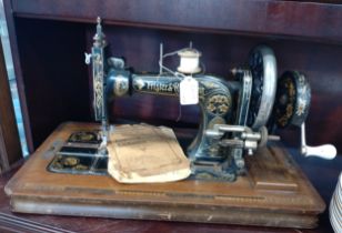 A Frister & Rossmann sewing machine. Early 1900's.