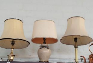 Three Modern Table lamps