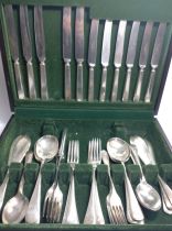 A canteen of cutlery. early to mid 20th century.