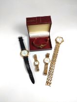 Rotary-Two men's watches and three ladies watches (one boxed) (5).