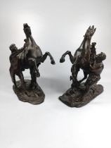 Marley Horses in bronze (pair)