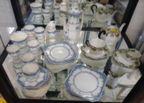 A Royal Doulton Arvon pattern coffee set and a Sutherland part teaset. (27)