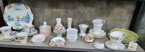 Ceramic tablewares including Sadler, Gelson Royal Worcester, Fenton and Wedgwood. (42)