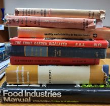 A selection of various food books including 'Potato Processing' and a Food Industries manual. (8)