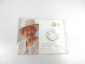 £20 coin for Queen's 90th birthday. 2016