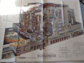 A pair of posters of Dungeness Power Station