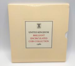 UK Brilliant Uncirculated Coin Collection. 1986