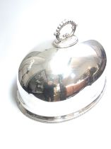 A Silver Plated Meat dish cover. Circa 1920