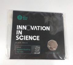 50p Stephen Hawking 2019