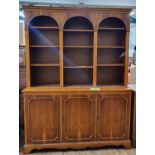 A mid-century dresser in two parts. 196cm x 149cm 42cm.